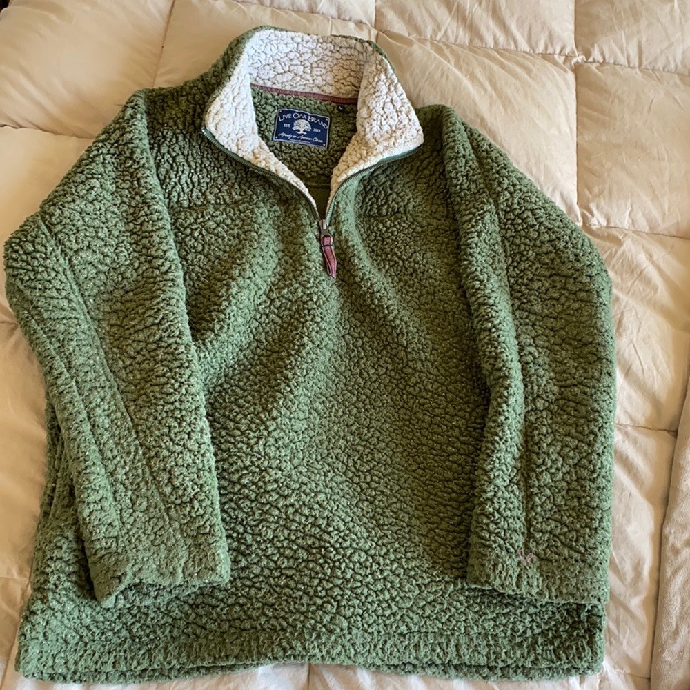 Live Oak Sherpa quarter zip